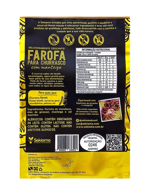 2003 - FAROFA PARA CHURRASCO COM MANTEIGA 245G - Imagem 2