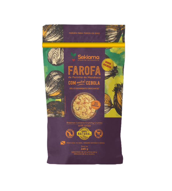 1004 - FAROFA COM MUITA CEBOLA CROCANTE 245G