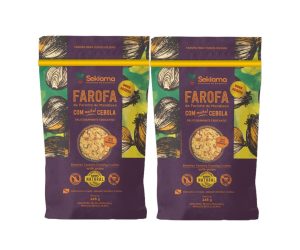FAROFA COM MUITA CEBOLA CROCANTE 245G (R$ 19,90 A UND)
