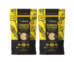 FAROFA PARA CHURRASCO COM MANTEIGA 245G (R$ 19,90 A UND)