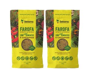 FAROFA COM MUITAS SEMENTES E CASTANHAS 245G (R$ 22,80 A UND)