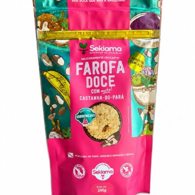 FAROFA DOCE COM CASTANHA DO PARÁ