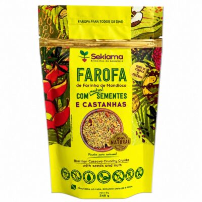 FAROFA DE SEMENTES E CASTANHAS 